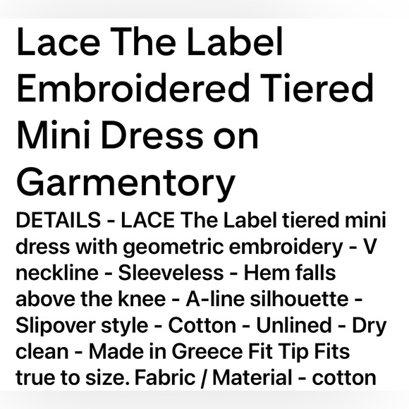 Mini Dress - Picture 8 of 8